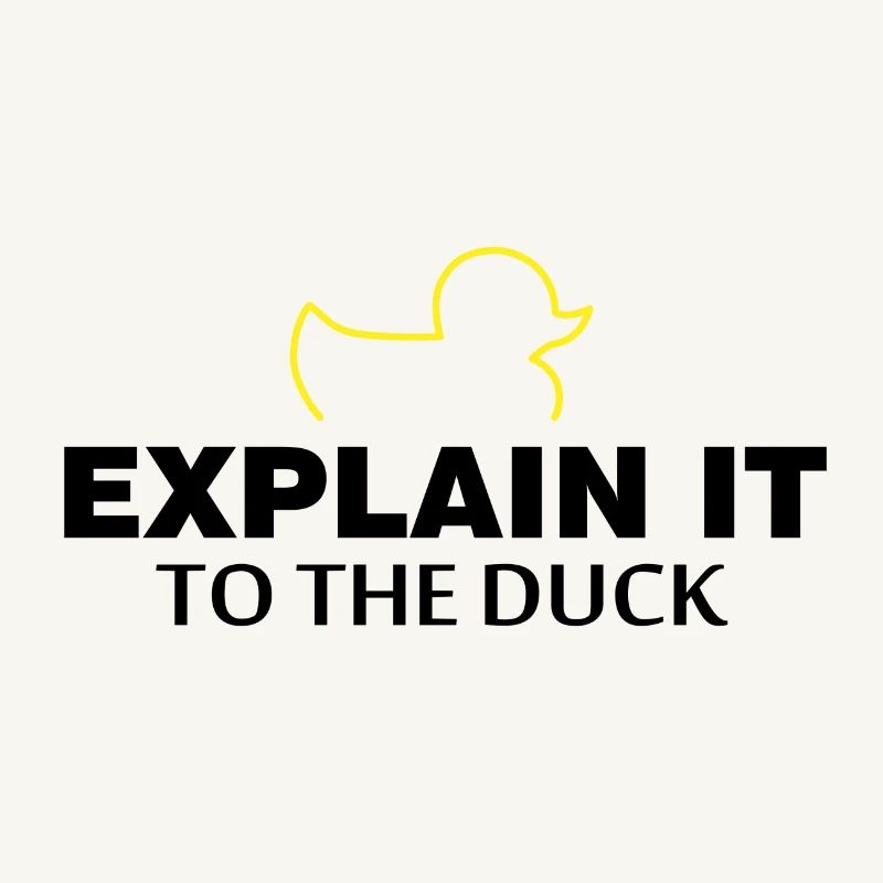 Explain it to the duck nerd programmer gift