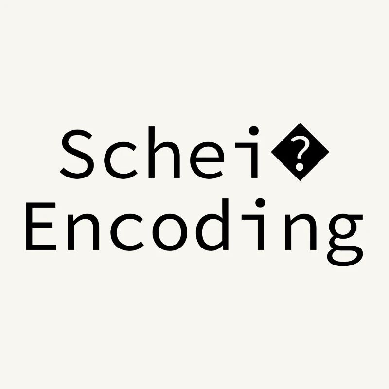 Schei encoding Programming Informatik Geschenk