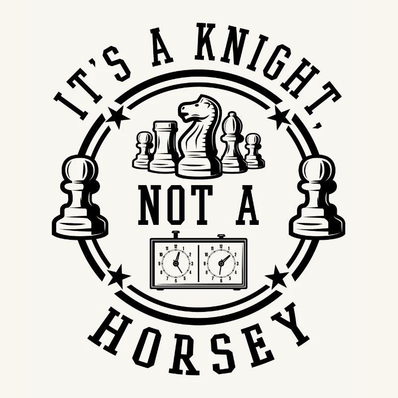 C’est un chevalier pas un cheval Drôle de jeu d’échecs Citations