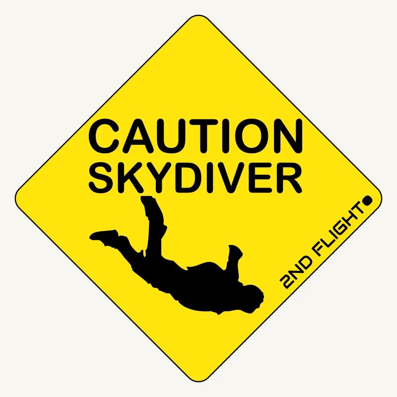 Caution Skydiver...der ultimative Sticker!😊