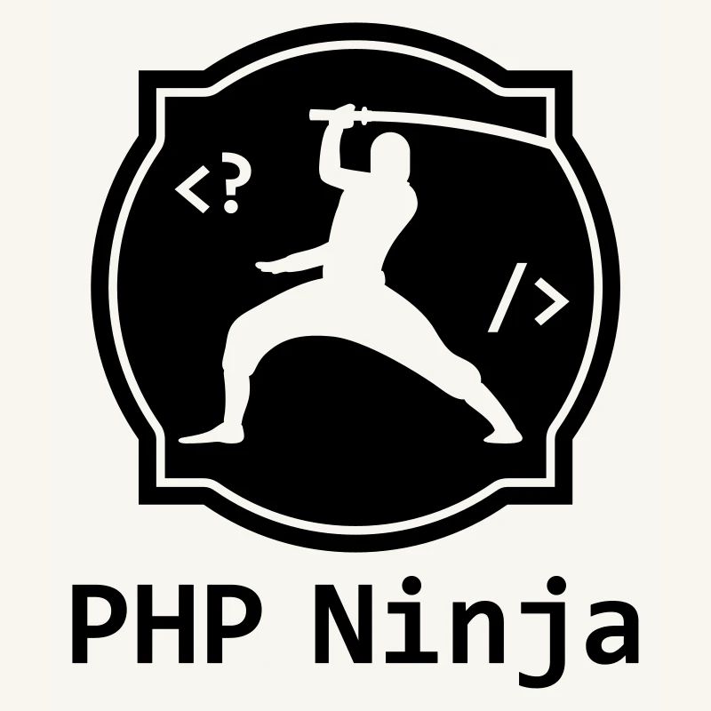 PHP Ninja - Programmeur PHP Coder Nerd Webdesign