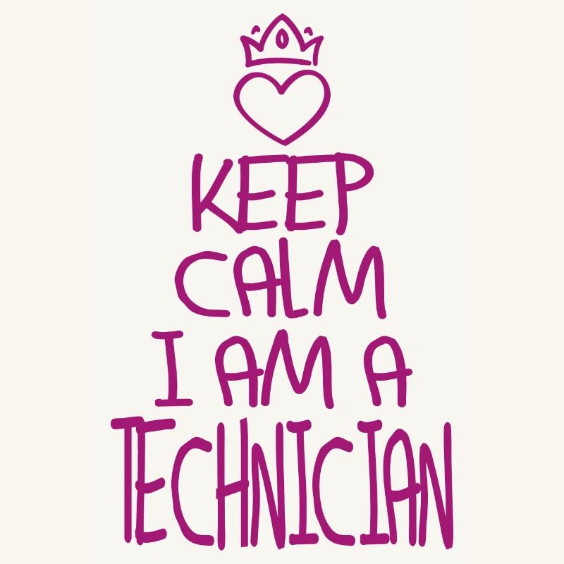 Keep Calm Technician Cool Technicien Cadeau
