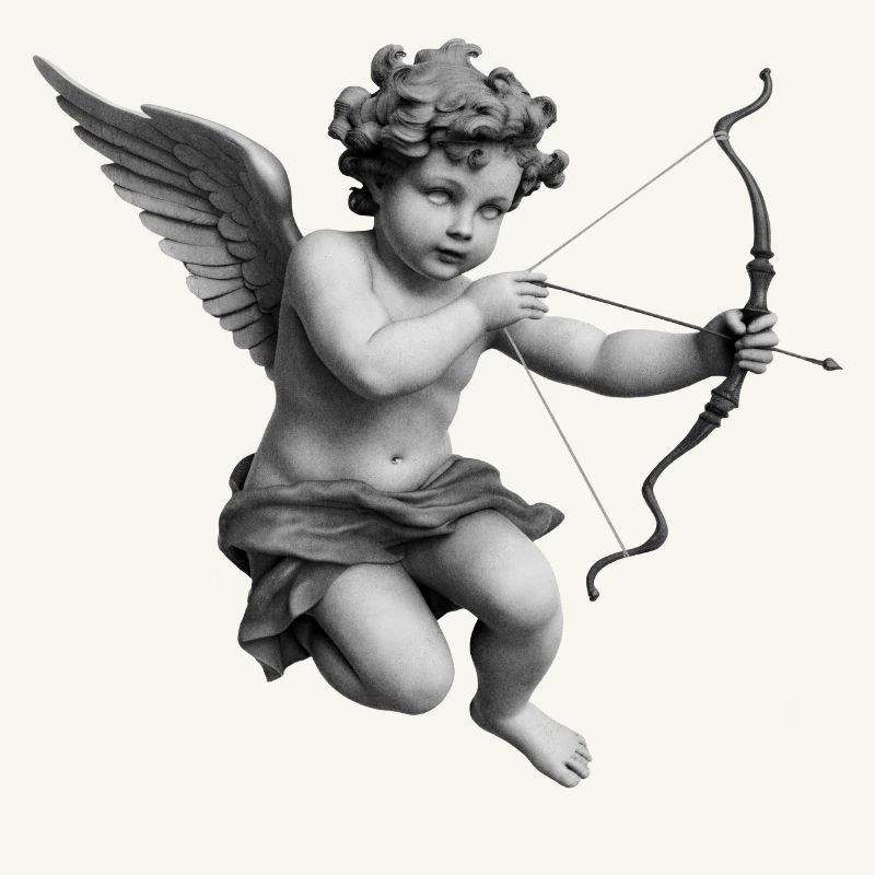 Statue de bébé de Cupidon