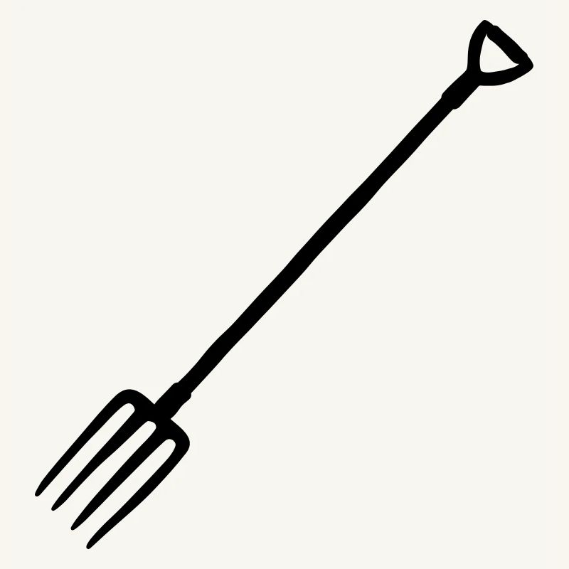 Silhouette Pitchfork Pitchfork Pitchfork