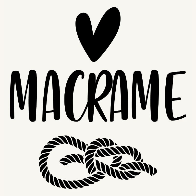 Macramé Art Boho Look Cadeau macramé Créatif