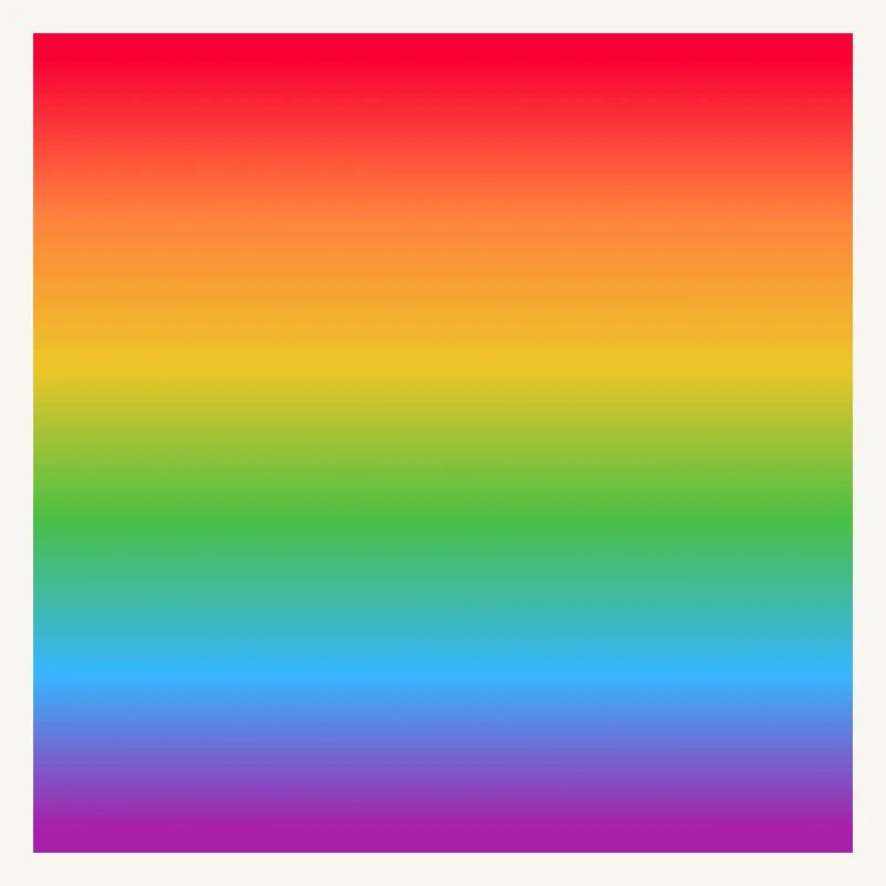 Rainbow flag gradient