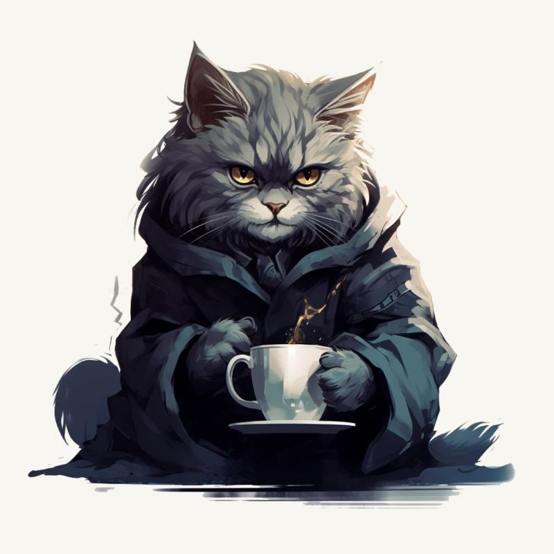 Feline Sorcery: The Grumpy Blend