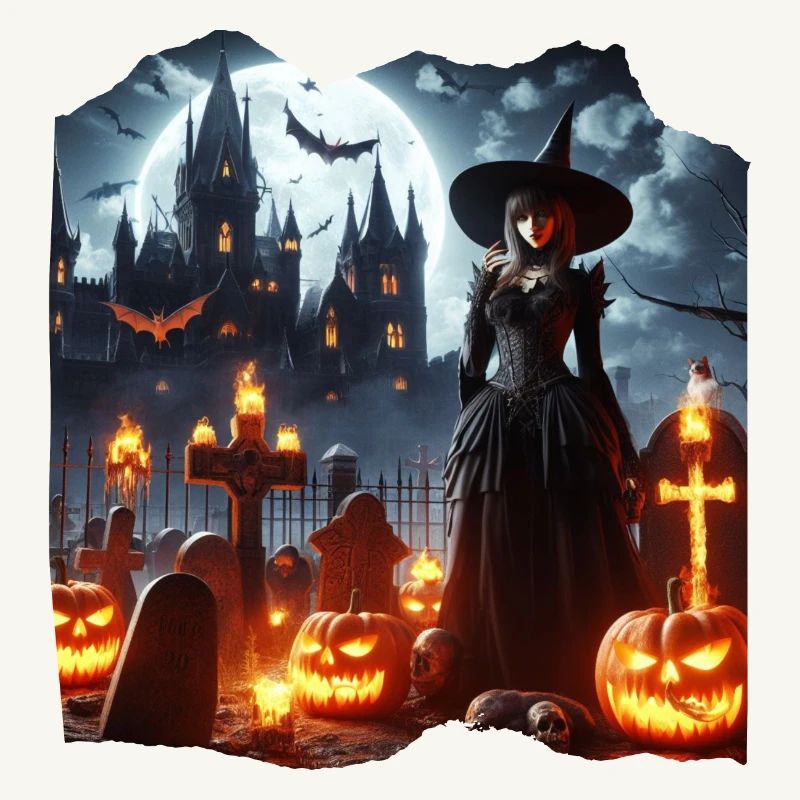 Witch Graveyard Pumpkins