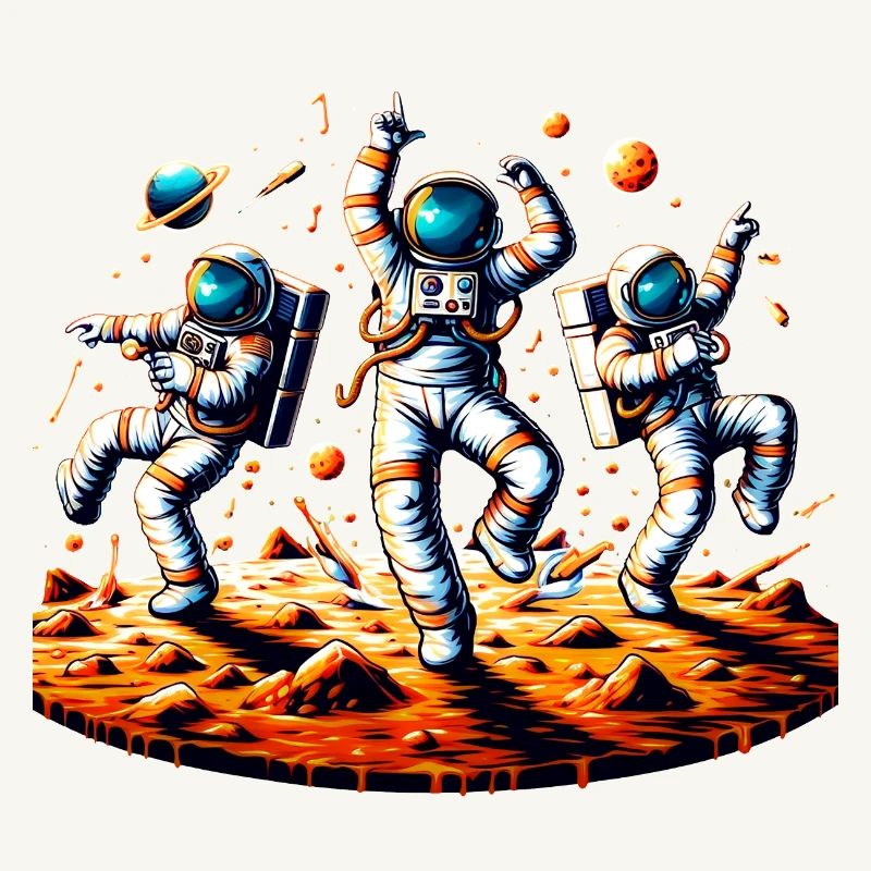 Un Pas Dans L'Espace - Astronaut Danse