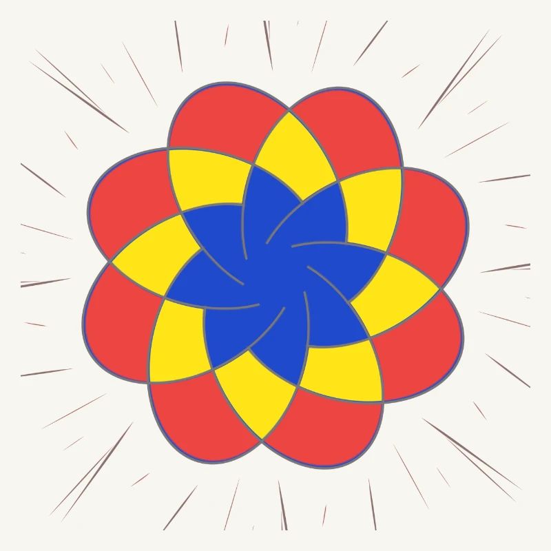 Abstract with a pattern