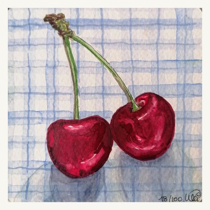 Kirschen essen