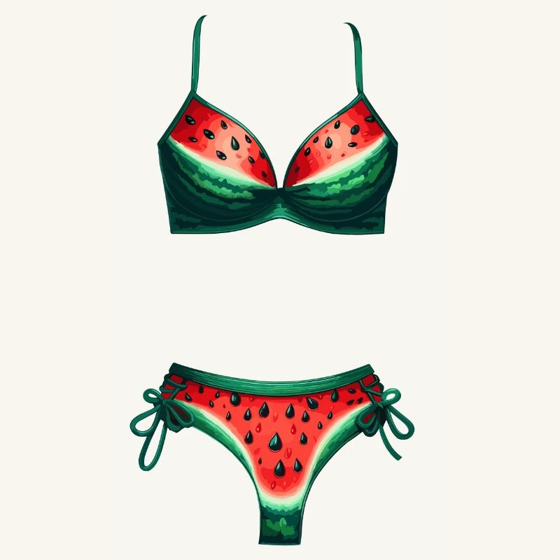 Chemise de bikini pastèque Cadeau pastèque