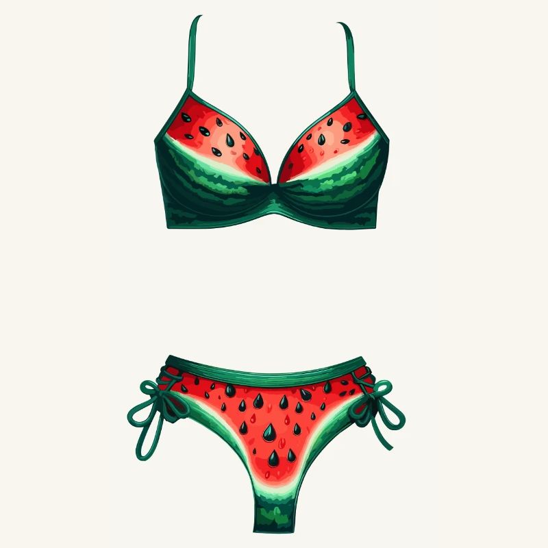 Chemise de bikini pastèque Cadeau pastèque