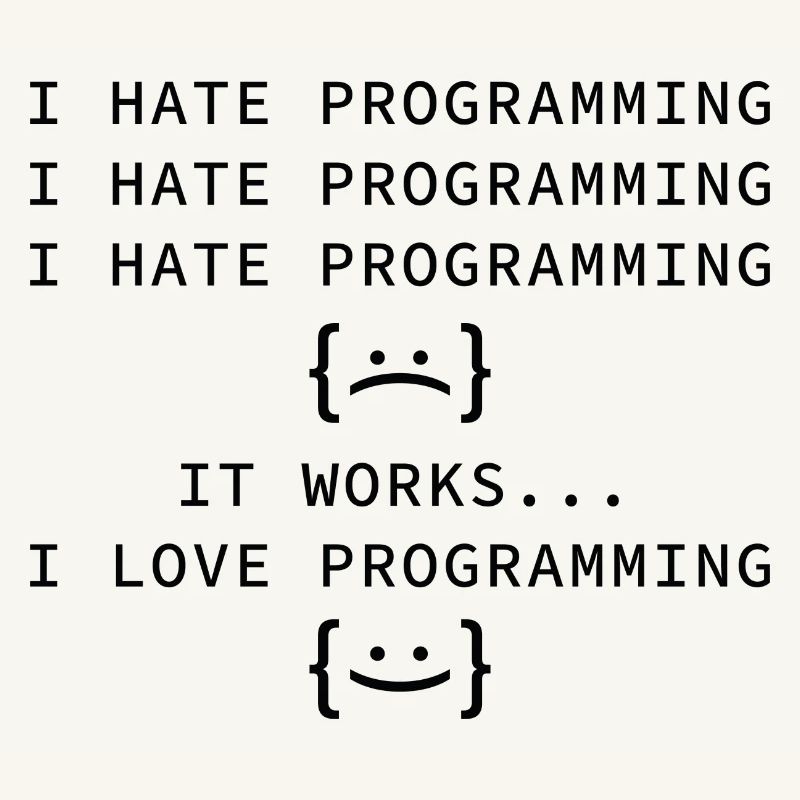 Je déteste la programmation