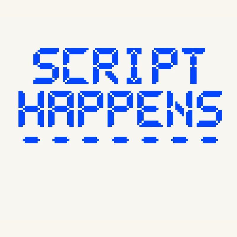 Computerprogrammierskript passiert Programmierer