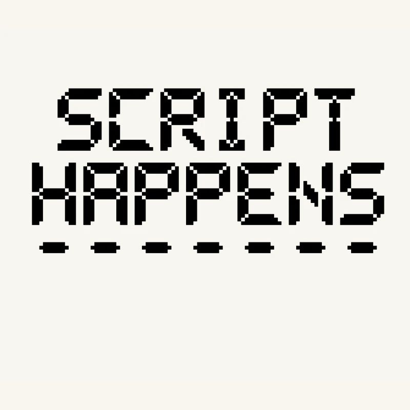 Computerprogrammierskript passiert Programmierer