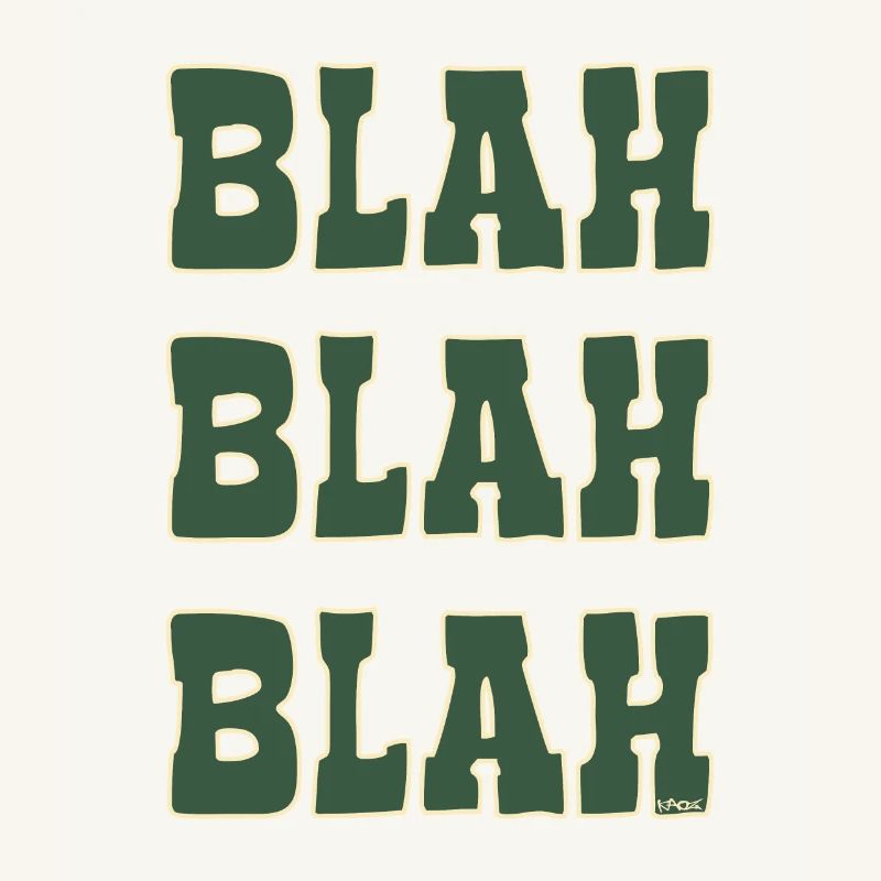 Bavardages et commérages : bla bla bla