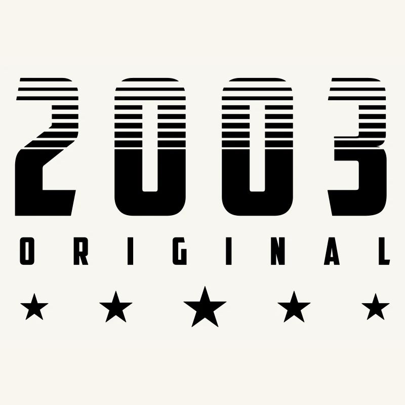 Original 2003 Année de naissance | Couleur modifiable