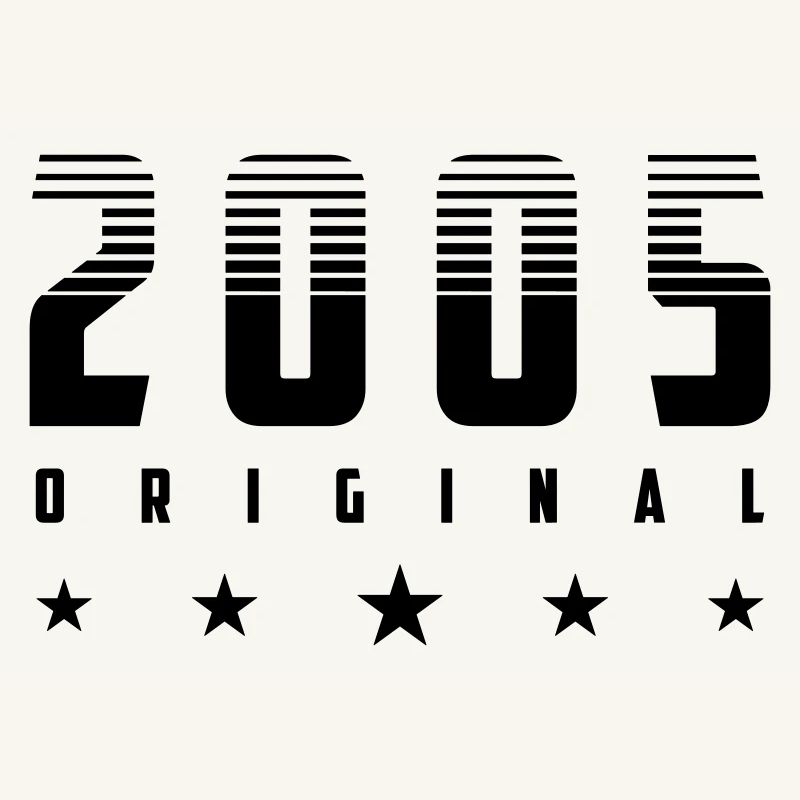 Original 2005 Année de naissance | Couleur modifiable