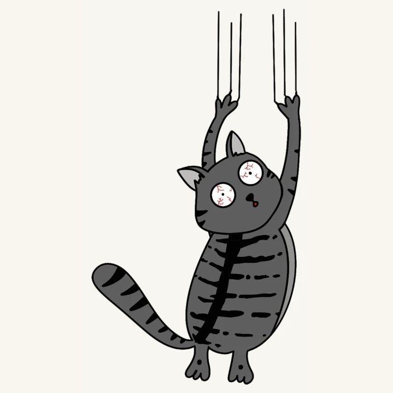 Panic Cat Version rayée