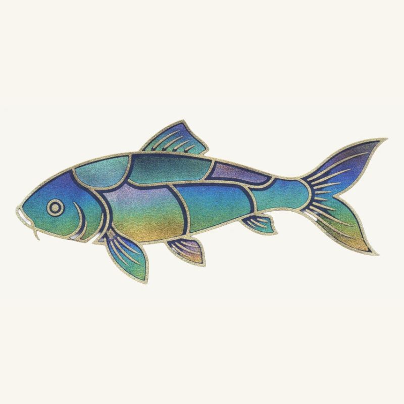 Gradient Pattern Iridescent Koi Fish