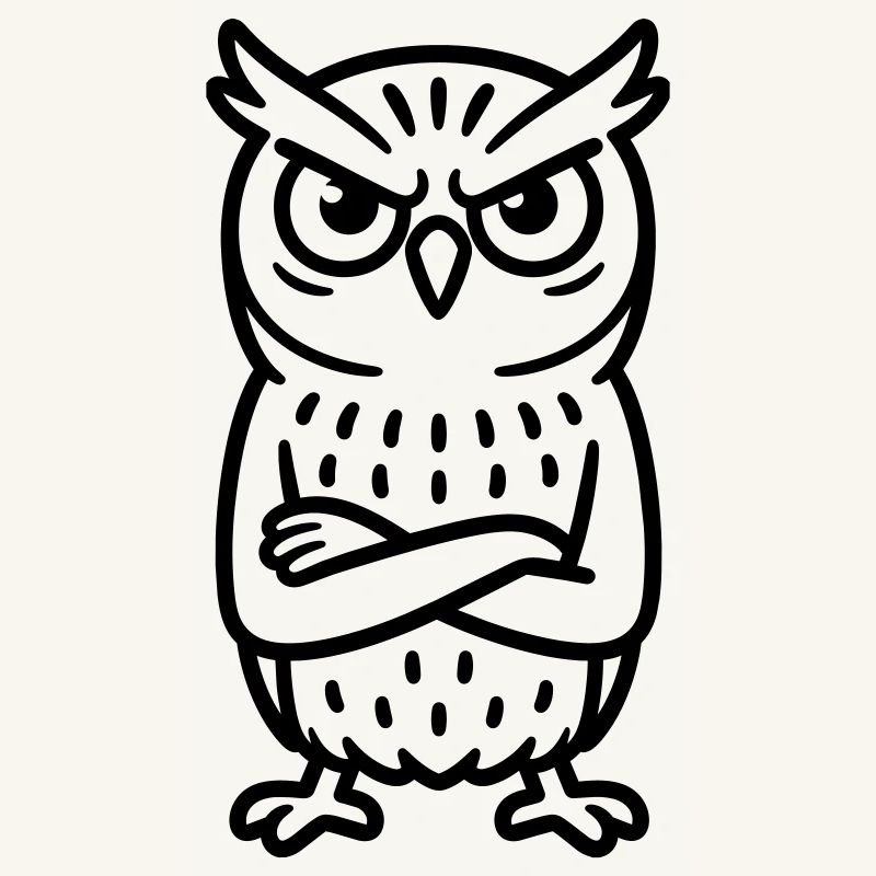 Angry Owl Comic