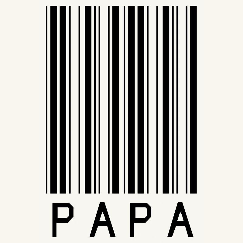 You will / are a dad in barcode design