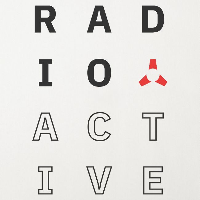 Radio Active vertical noir
