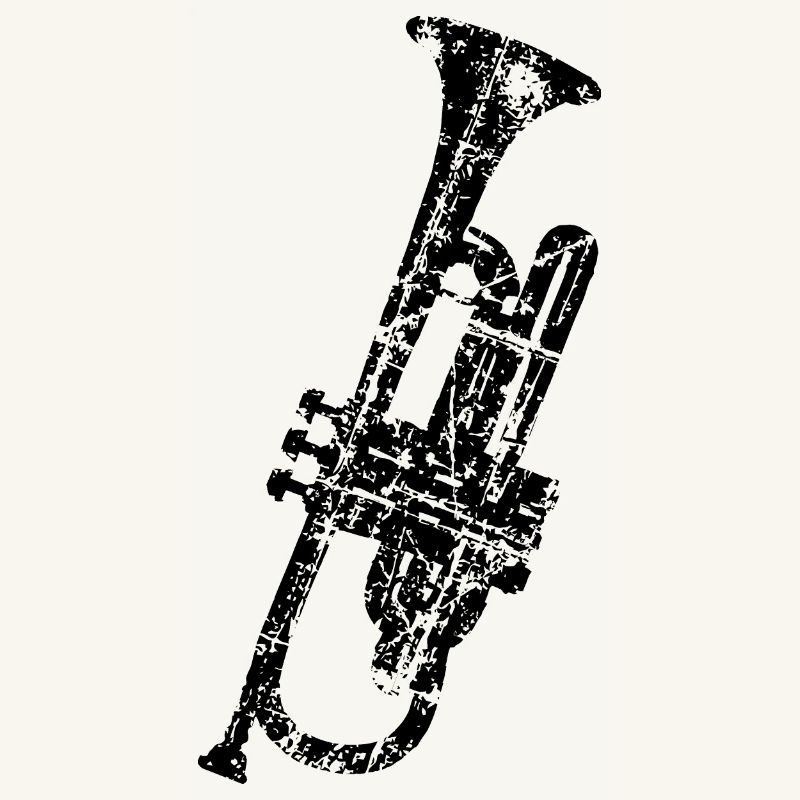 Trompete (Vintage Schwarz)