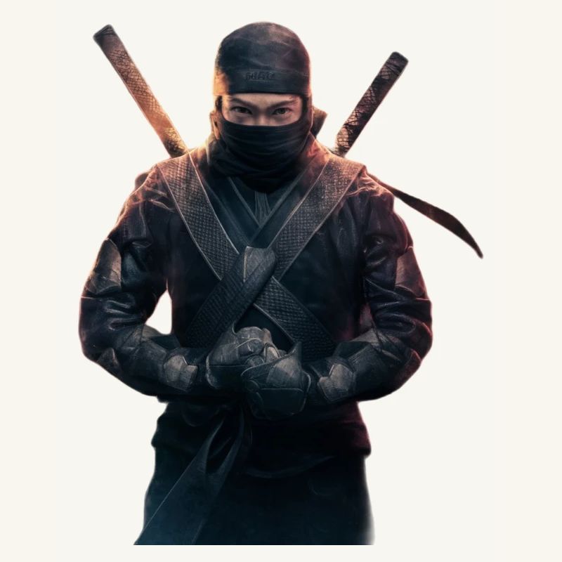 Ninja avec des épées
