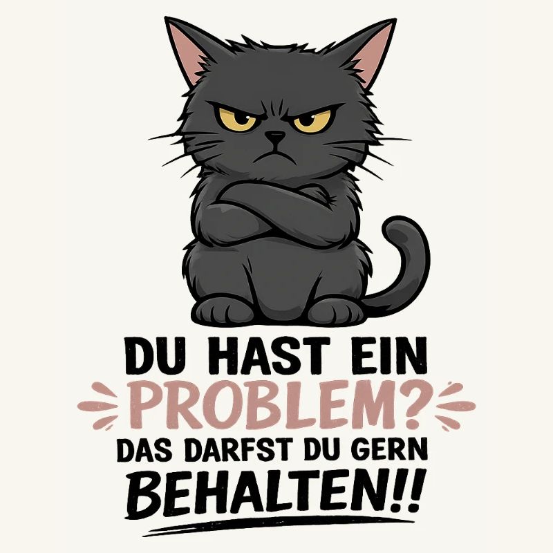 Du hast ein Problem, das darfst du behalten