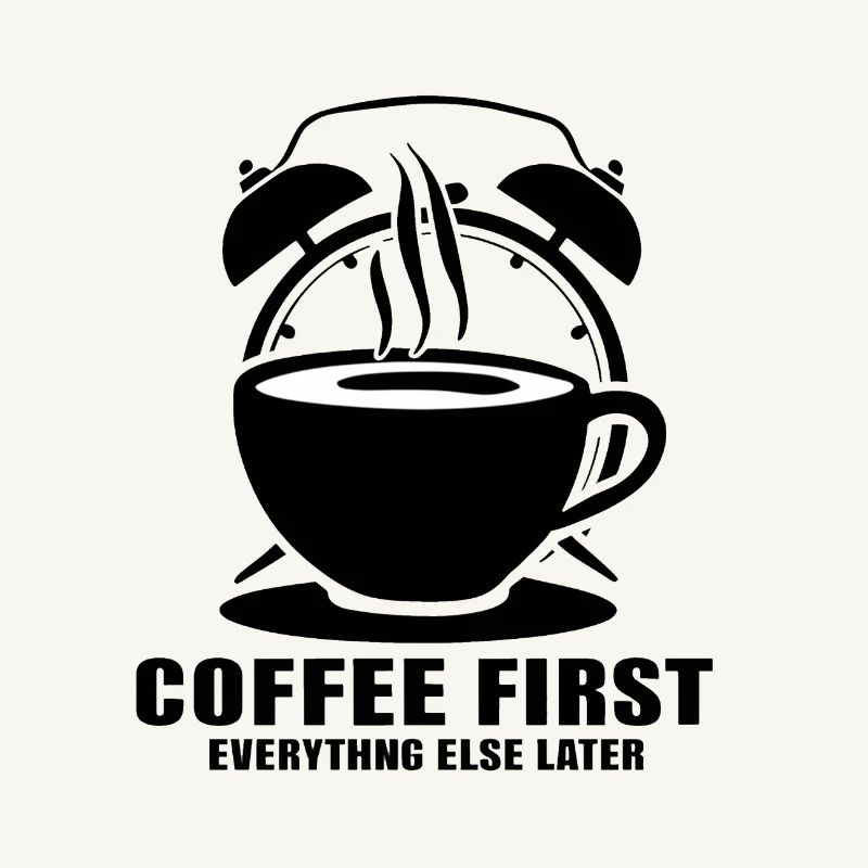 First the coffee, then everything else