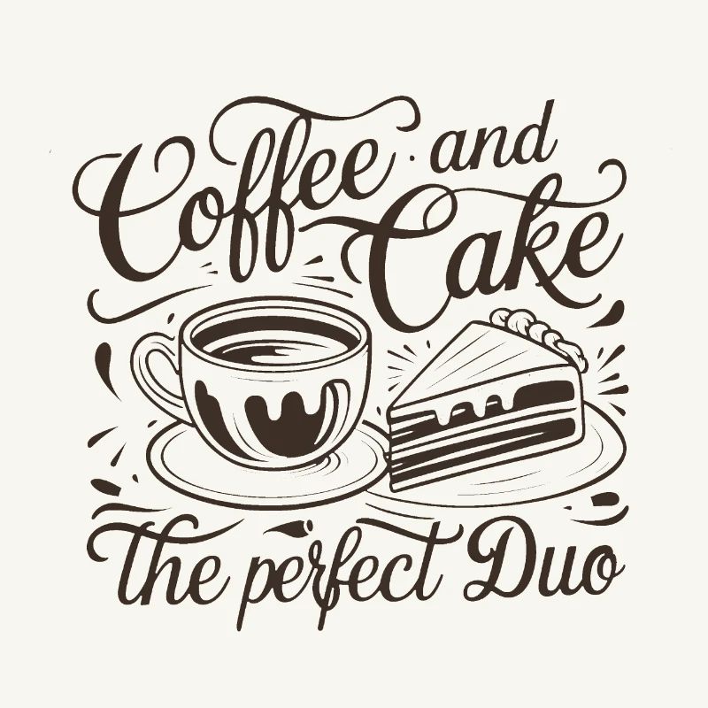Kaffee und Kuchen – das perfekte Duo.