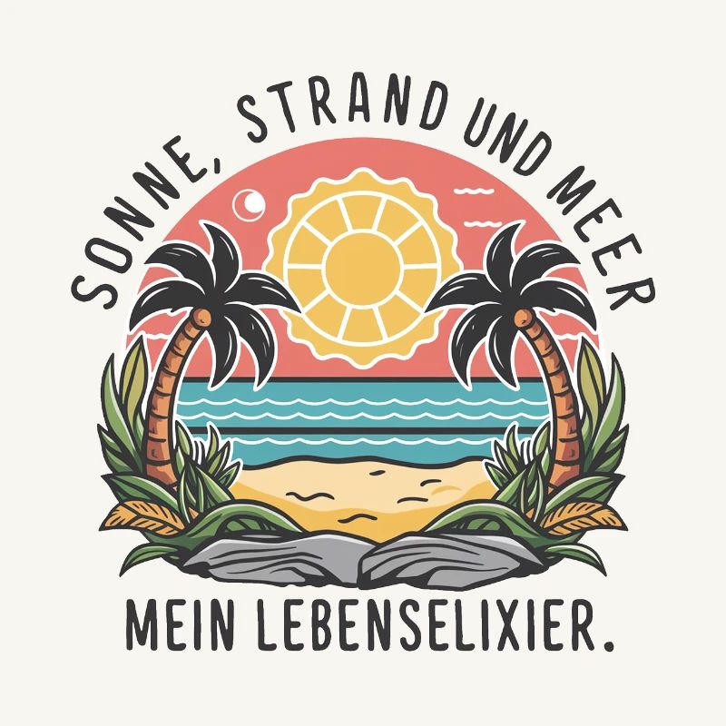 Le soleil, la plage et la mer - mon élixir de vie