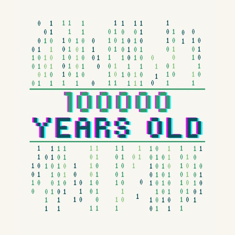 32. Geburtstag 32 Jahre alt Binärcode Coder