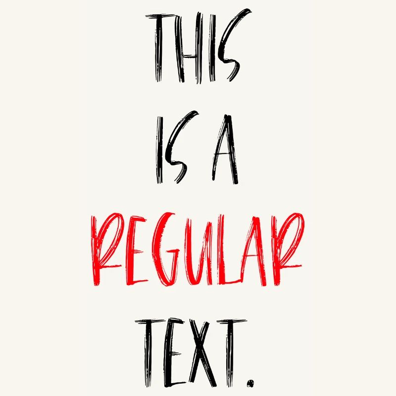 This is a Regular TEXT. funny meme