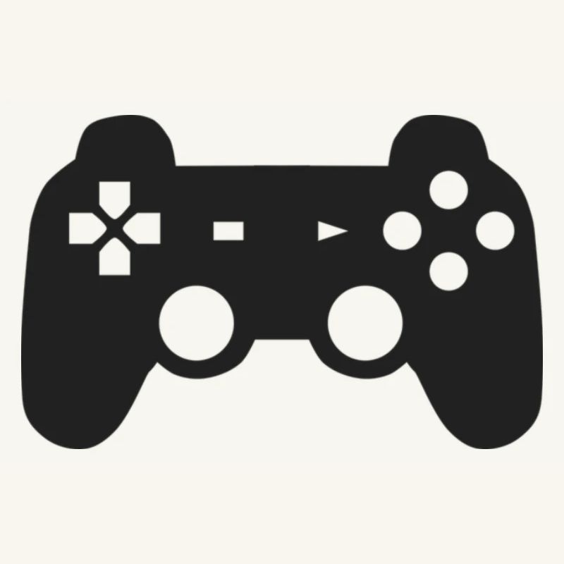 Schwarzer Spielkonsolen Controller Geschenk Idee