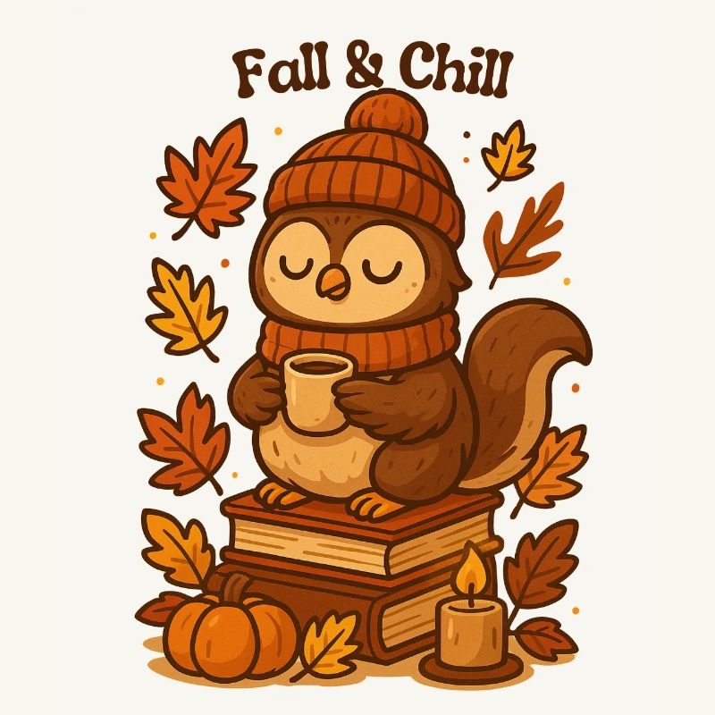 Fall & Chill Eulen Cozy Herbst fall autumn