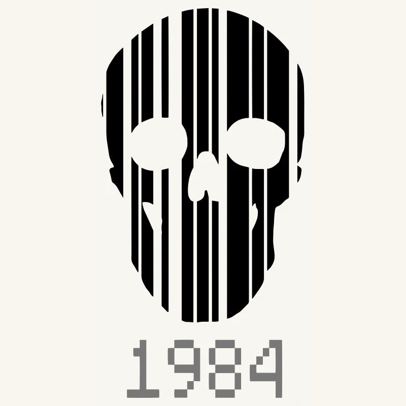 code à barres Crâne 1984