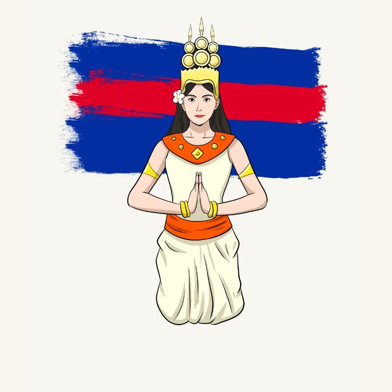 Cambodia Tradition Dance Khmer Apsara I Gift