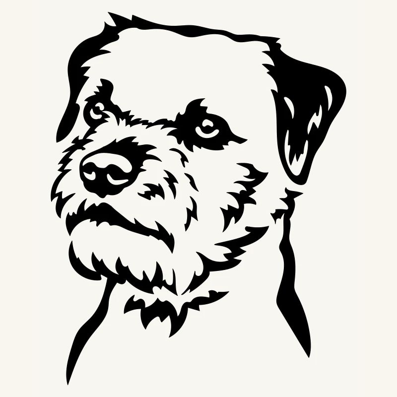 Border Terrier Head