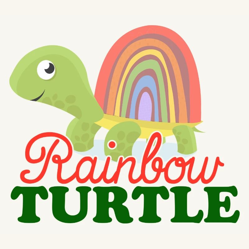 rainbow turtle regenbogen schildkröte