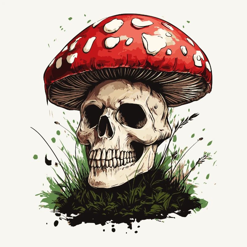 Toadstool Skull