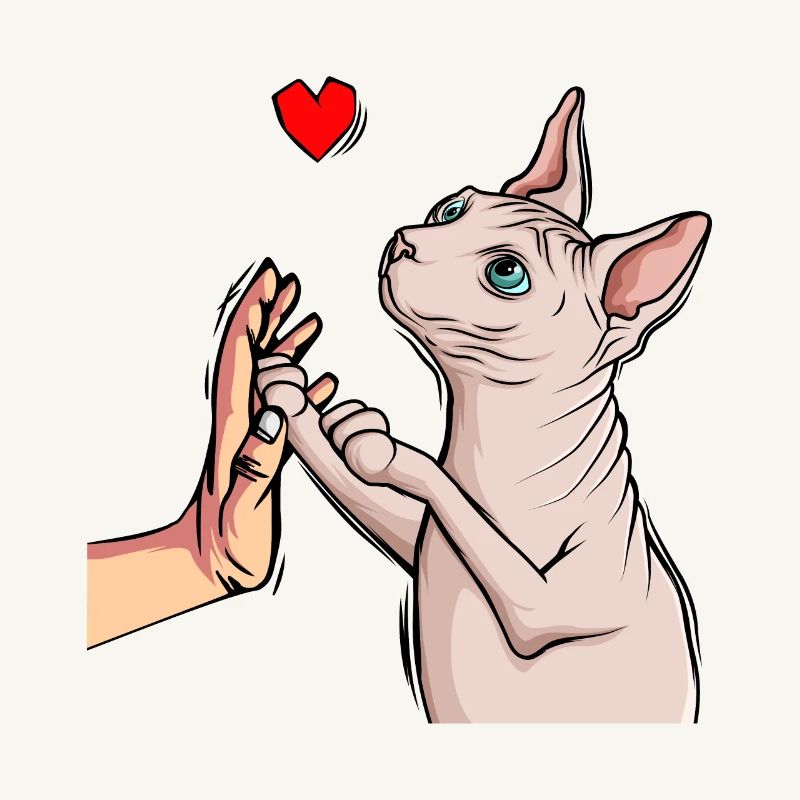 Sphynx Katze Sphinx Nacktkatze