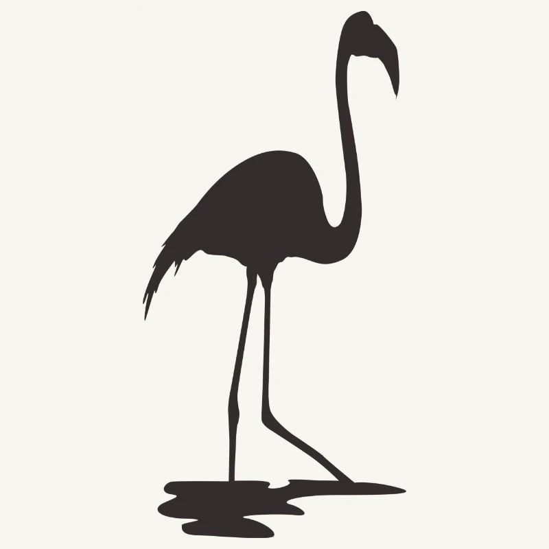 Flamingo Schwarz