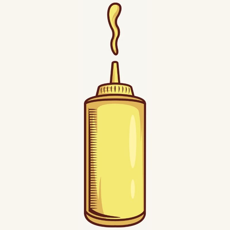Distributeur de moutarde à la moutarde