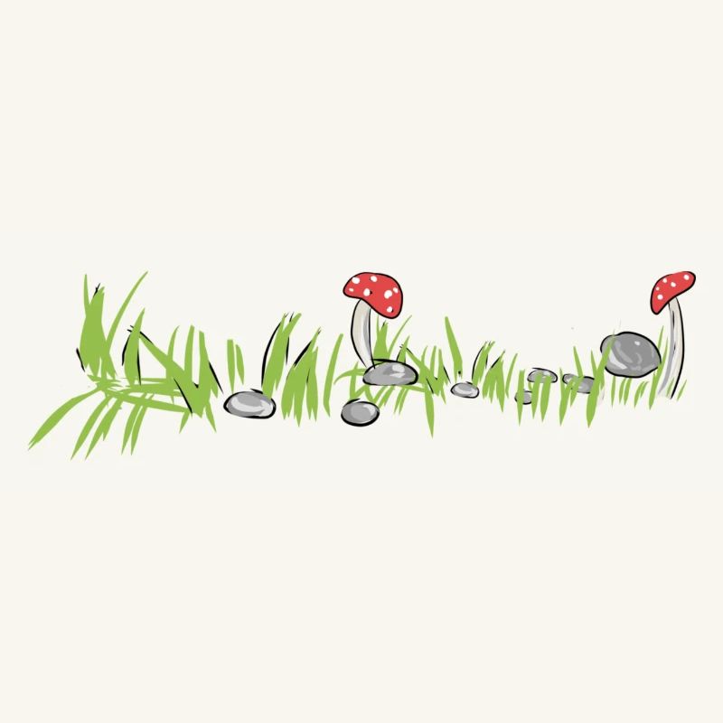 Grass Nature Mushroom Surface Soil