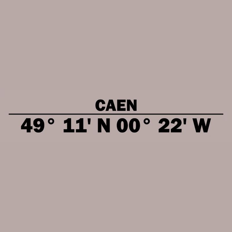Caen coordinates