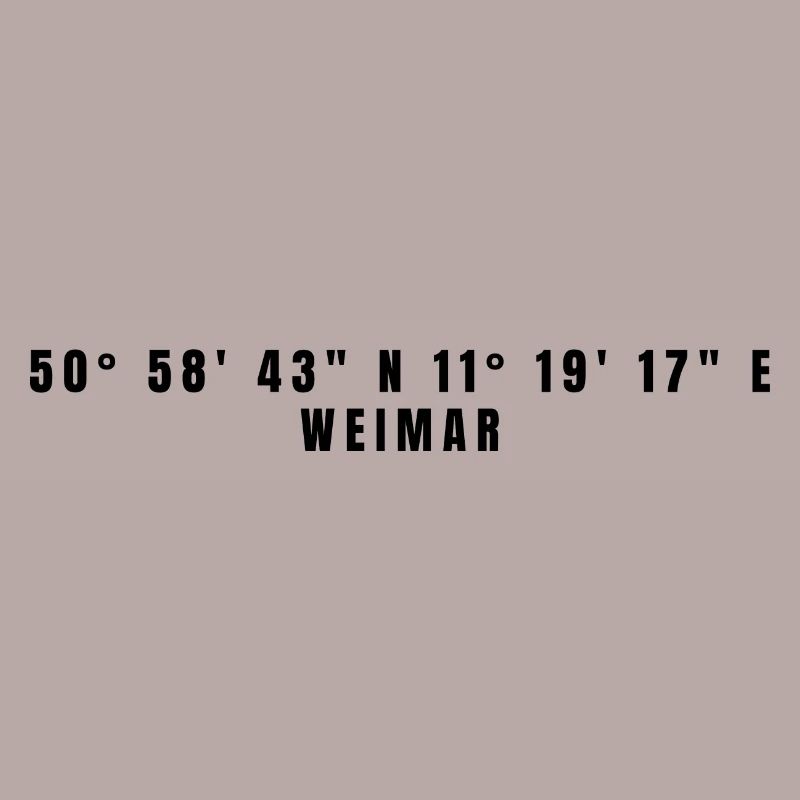 Weimar Thuringia Coordinates