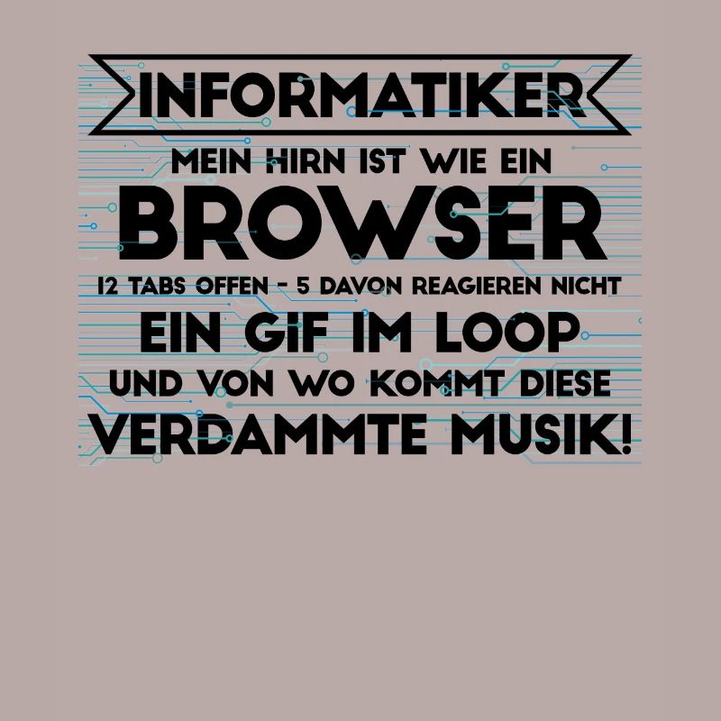 Informatiker Informatik Programmierer Nerd Geek
